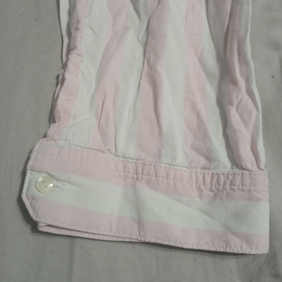 Victoria's Secret Pink and White Striped Pajama Pants - Picture 3 of 4
